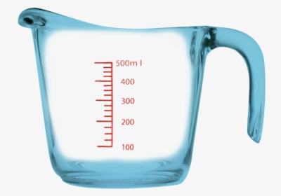 Transparent Glass Of Water Png - Transparent Measuring Cup Png, Png Download, Transparent PNG