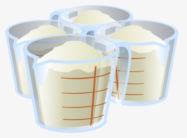 Ingredients, Sugar, Flour, Ingredient, Measuring Cup - Cups Of Flour Clipart, HD Png Download, Transparent PNG