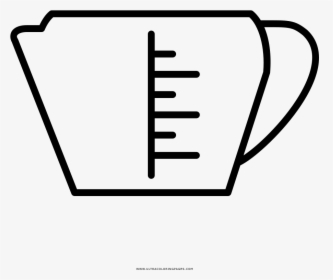 Measuring Cup Coloring Page, HD Png Download, Transparent PNG