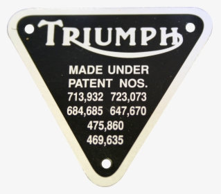 Triumph Motorcycles Vintage Logo, HD Png Download, Transparent PNG