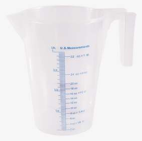 Marsh Funnel, Measuring Cup,1 Liter Plastic, Clear - Jug, HD Png Download, Transparent PNG