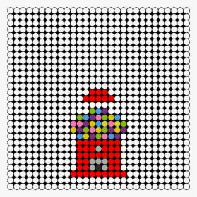 Gumball Machine Perler Bead Pattern / Bead Sprite - Flower Perler Bead Pattern, HD Png Download, Transparent PNG