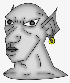 Art,monochrome Photography,headgear - Goblin Mixed With An Elf, HD Png Download, Transparent PNG