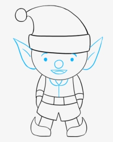 How To Draw Elf - Elf Drawing Easy, HD Png Download, Transparent PNG