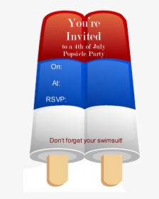 Transparent French Beret Png - 4th Of July Block Party Invitation Template Free, Png Download, Transparent PNG