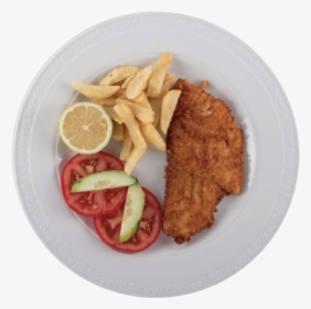 Escalope Con Papas Fritas - Fish And Chips, HD Png Download, Transparent PNG