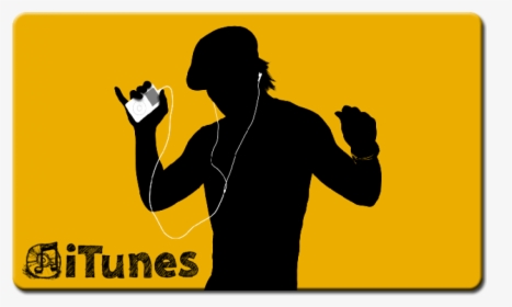 Itunes Gift Card - Original Ipod Ad, HD Png Download, Transparent PNG