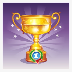 Golden Photography Medal Drawing Cup Free Hd Image - Cup Medal Cartoon, HD Png Download, Transparent PNG
