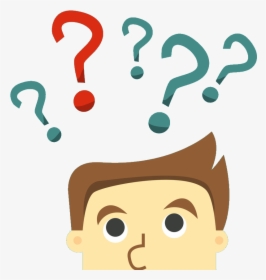 Business Man In Indecision On A Question Mark Vector - Question Clipart, HD Png Download, Transparent PNG