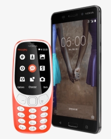 Nokia 3310, Nokia 6, Nokia 5 & Nokia - New Nokia 3310 2018, HD Png Download, Transparent PNG