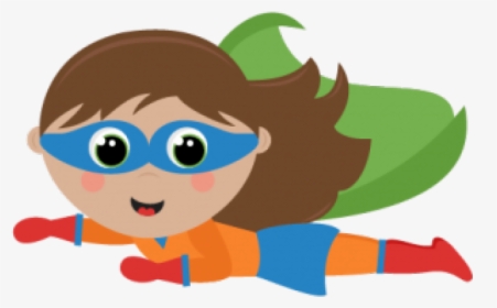 Girl Superhero Clipart - Flying Girl Superhero Clipart, HD Png Download, Transparent PNG