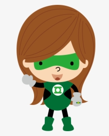 Superhero Clipart Girl Green Lantern, HD Png Download, Transparent PNG