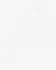 Chalk Person Girl Freetoedit - Sketch, HD Png Download, Transparent PNG