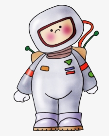 Astronaut School Astronauts, Clip Art And Scrapbooking - Dibujo De Astronauta Infantil, HD Png Download, Transparent PNG