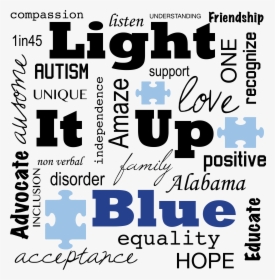 Autism Awareness Light It Up Blue 2018 , Png Download - Poster, Transparent Png, Transparent PNG