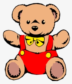 Vector Illustration Of Child S Stuffed Animal Teddy, HD Png Download, Transparent PNG