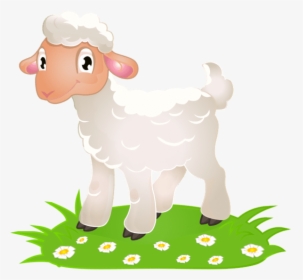 Free Png Download Easter Lamb With Grass Png Images - Lamb Clipart Png, Transparent Png, Transparent PNG