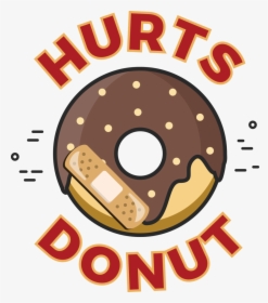 Donut Clipart Worry Be - Hurts Donuts Logo Png, Transparent Png, Transparent PNG