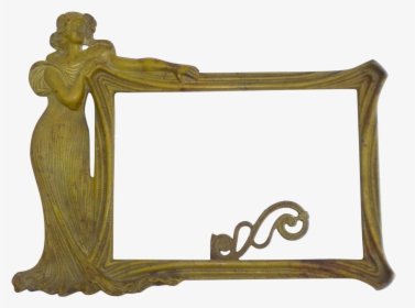 Art Nouveau Woman - Picture Frame, HD Png Download, Transparent PNG