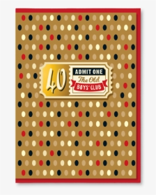 40 Admit One - Modern Print, HD Png Download, Transparent PNG