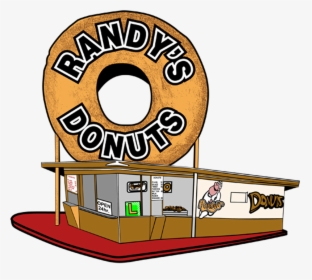 Vector Freeuse Download Menu Randy S Randys - Randy's Donuts Logo, HD Png Download, Transparent PNG