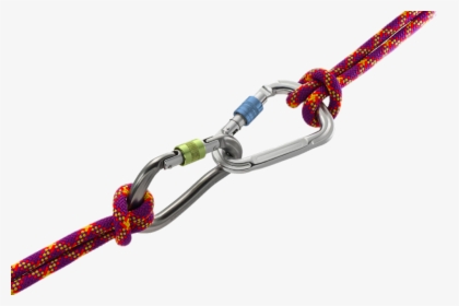 Transparent Carabiner Png - Mountaineering Rope, Png Download, Transparent PNG