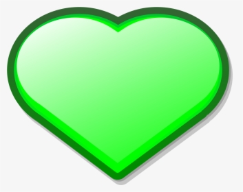 Transparent Green Heart Png - Png Heart Icon Green Heart, Png Download, Transparent PNG