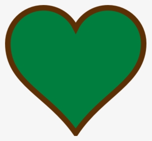 Brown Green Heart Svg Clip Arts - Brown And Green Heart, HD Png Download, Transparent PNG
