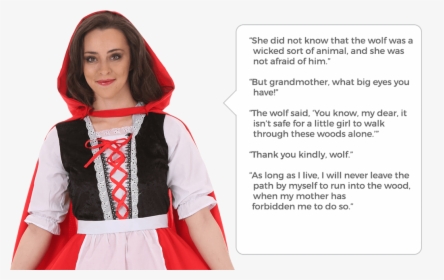 Red Riding Hood Quotes - Cute Captions For Little Red Riding Hood, HD Png Download, Transparent PNG