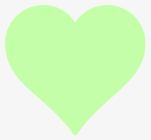 Green Heart Svg Clip Arts - Light Green Heart, HD Png Download, Transparent PNG