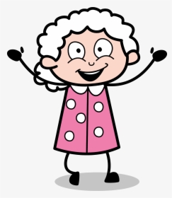 Cartoon Granny, HD Png Download, Transparent PNG