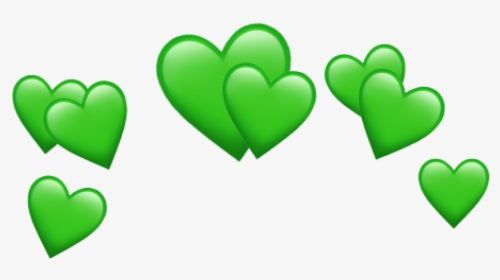 #green#heart#crown#emoji - Green Heart Crown Png, Transparent Png, Transparent PNG