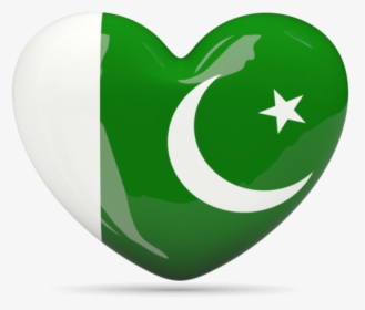 Pakistan Flag Heart Png, Transparent Png, Transparent PNG