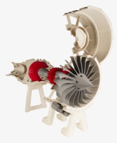 3d Printed Jet Engine Makerbot, HD Png Download, Transparent PNG