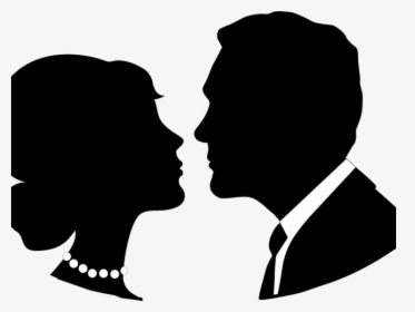 Groom Clipart Bridesmaid - Bride And Groom Silhouette Clip, HD Png Download, Transparent PNG