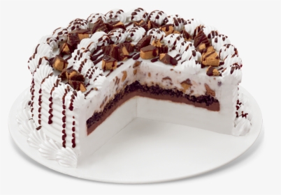 Reese S Peanut Butter Cups Blizzard Cake - Dairy Queen Blizzard Cakes, HD Png Download, Transparent PNG