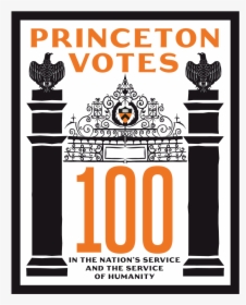 Princeton Vote100 Logo - Poster Making For 100% Votes, HD Png Download, Transparent PNG