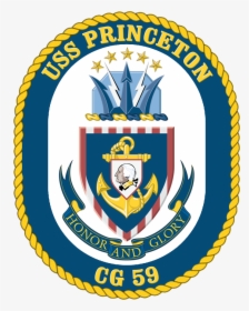 Uss Princeton Cg-59 Crest - Uss Winston S Churchill Crest, HD Png Download, Transparent PNG