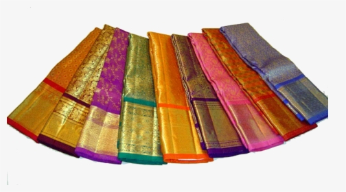 Transparent Silk Saree Png - Pure Silk Sarees, Png Download, Transparent PNG