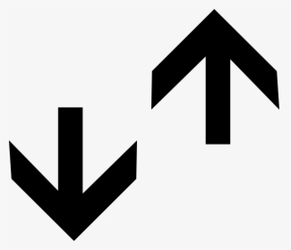 Up And Down Arrows - Down And Up Arrows, HD Png Download, Transparent PNG