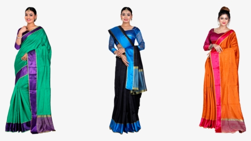 Shruthi 3 Aura Silk Saree Collections - Costume, HD Png Download, Transparent PNG