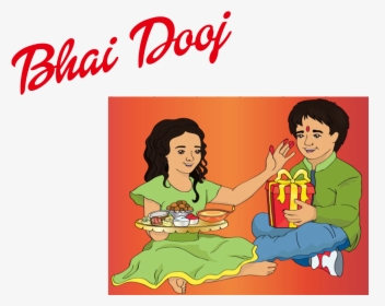 Bhai Dooj , Png Download - Bhai Dooj Drawing, Transparent Png, Transparent PNG