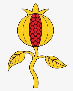 Botany,plant,flower - Pomegranate Coat Of Arms, HD Png Download, Transparent PNG