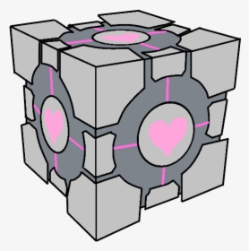 Portal Companion Cube Drawing, HD Png Download, Transparent PNG