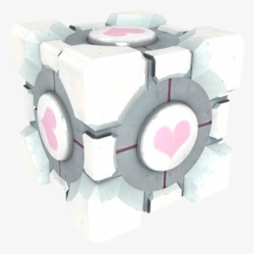 Portal Weighted Storage Cube , Png Download - Companion Cube, Transparent Png, Transparent PNG