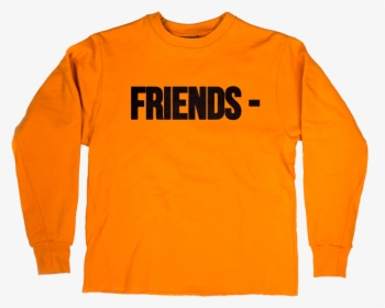 Orange Vlone Friends Long Sleeve, HD Png Download, Transparent PNG