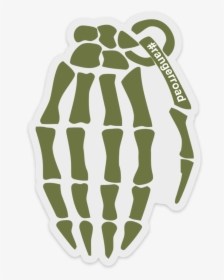 Od Green Ranger Road Sticker - Grenade Gloves, HD Png Download, Transparent PNG