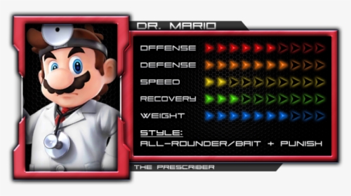 Smashpedia - Mario Stats Smash Bros, HD Png Download, Transparent PNG
