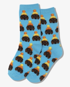 Kid S Winter Dogs Crew Socks   Class Slick Lazy Image - Sock, HD Png Download, Transparent PNG