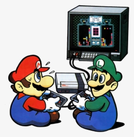 Mario Playing A Video Game, HD Png Download , Transparent Png Image -  PNGitem